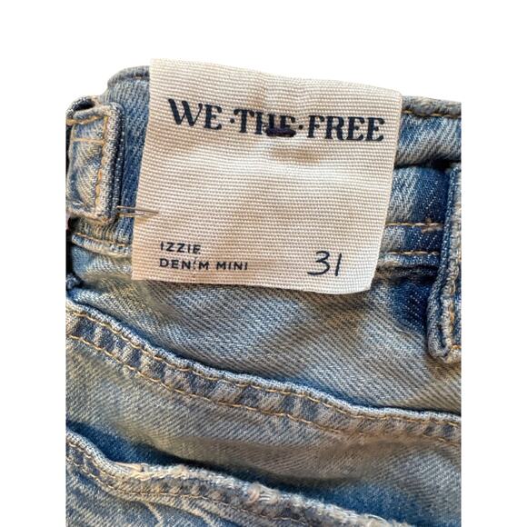 We The Free x REVOLVE Izzie Denim Mini Skirt 31 NWOT - Picture 6 of 6